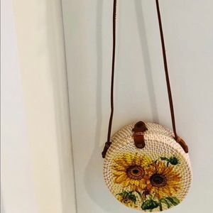 Hand made rattan bag